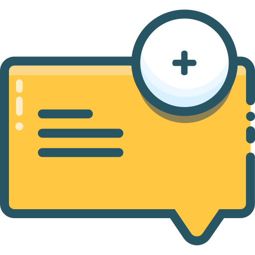 Message, send message, support icon